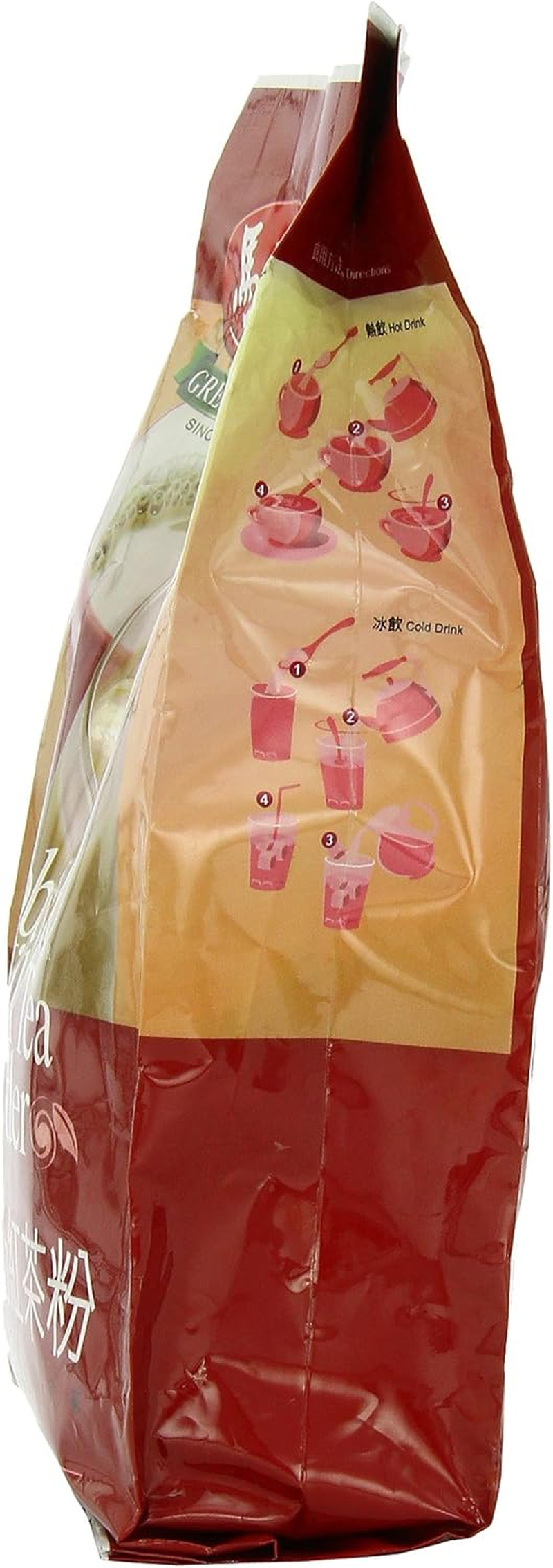 Greenmax Boba Milk Tea Powder, Black Tea, 24.5 Ounce image number 5