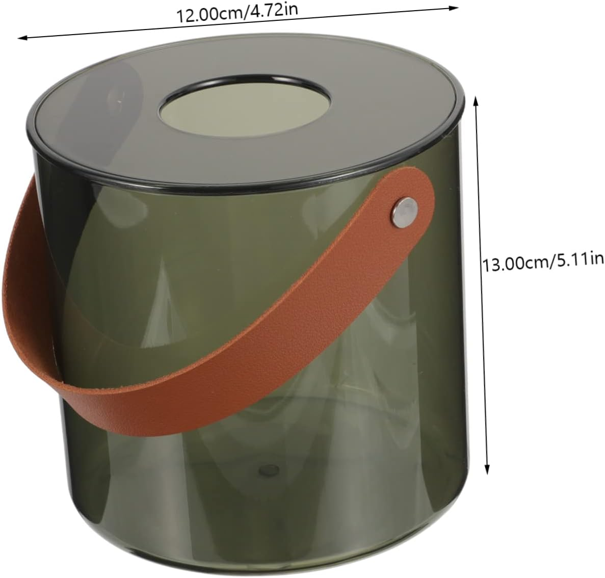 Wall-Mounted Tissue Storage Box round Napkin Paper Box Easy Access Tissue Holder image number 6