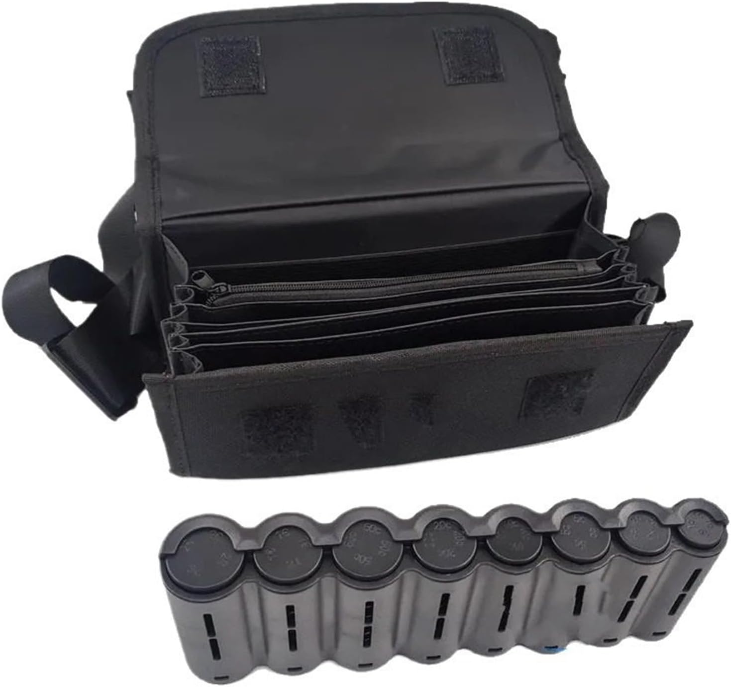 Safe Multi-Function Waiter'S Purse Portable Multi Pocket Driver Waist Wallet Fanny Pack Cash Receipt Organizer Safe Box(Waist Bag Only)