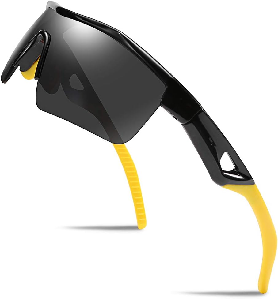 FEISEDY Kids Teens Baseball Polarized Sunglasses Sports TR90 Frame Boys Girls Cycling B2454