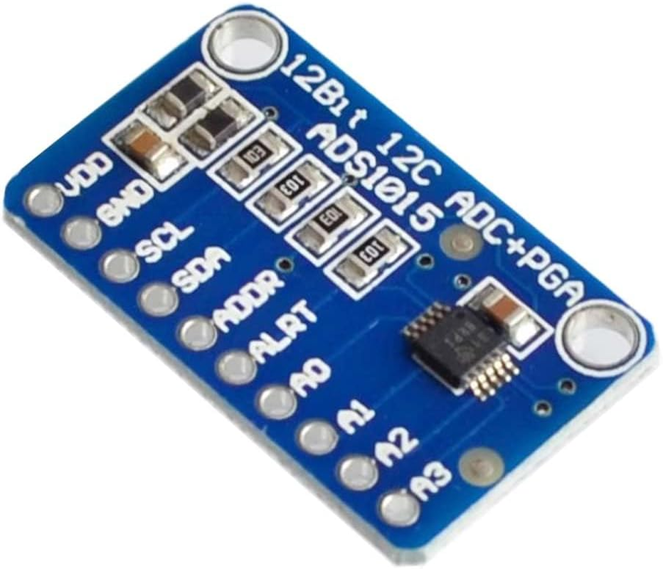 5Pcs ADS1015 Blue 12-Bit ADC 4 Channel Converter Module Board Module Programmable image number 1