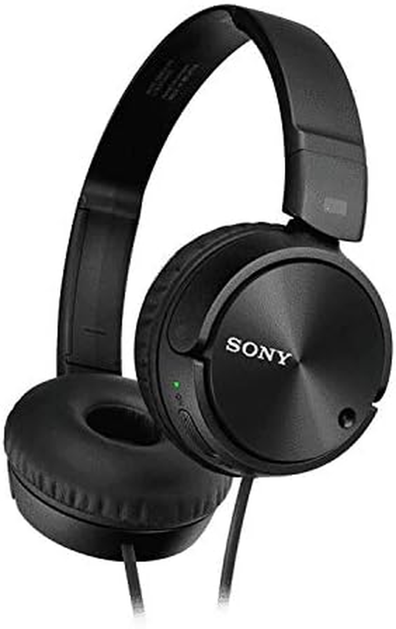 Sony MDRZX110NC Noise Cancelling Headphones, Black, Medium