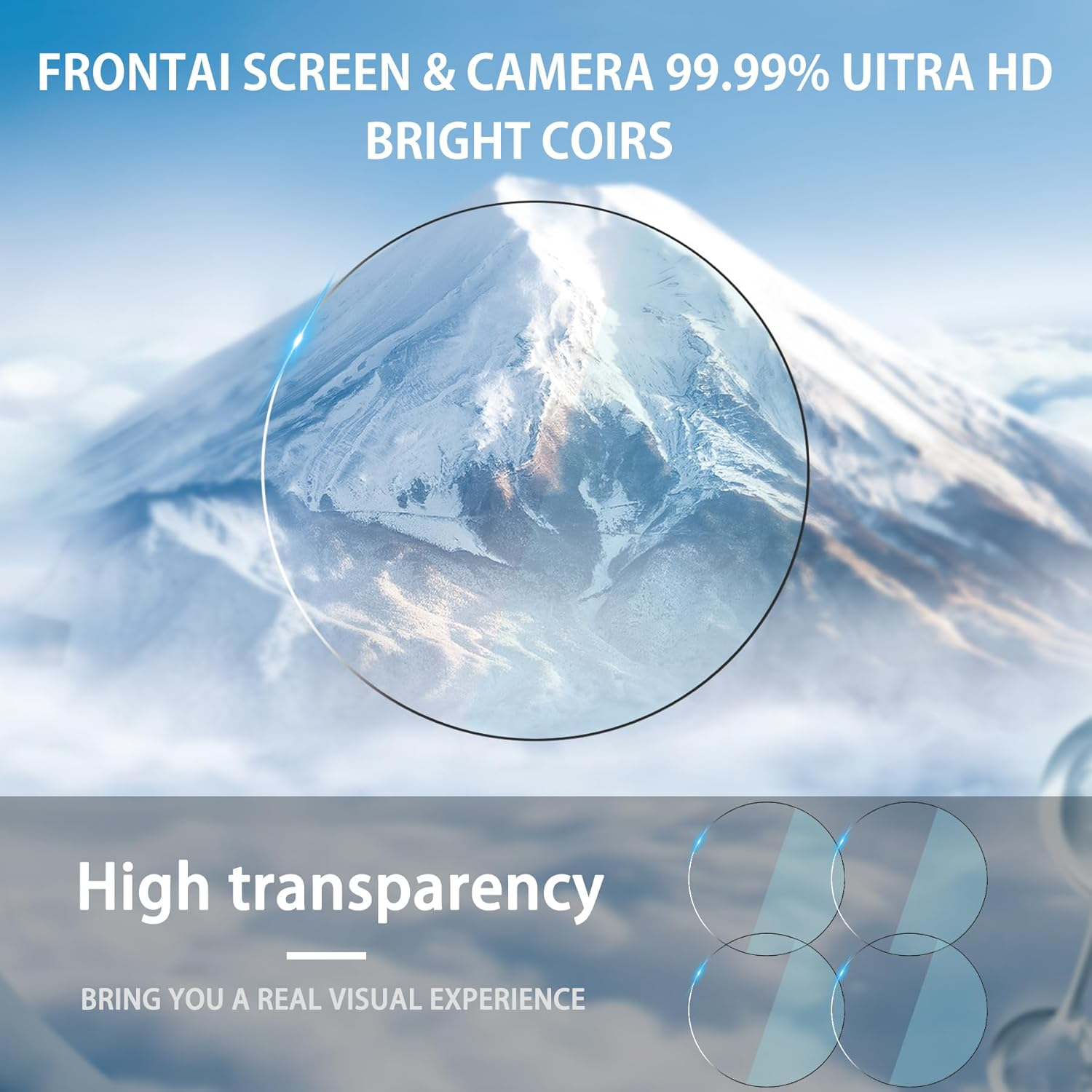 Diruite Pack of 4 Screen Protectors for Garmin Epix Pro 51 Mm Screen Protector, 9H Hardness HD Tempered Glass Anti-Scratch Screen Protector, 51 Mm image number 5