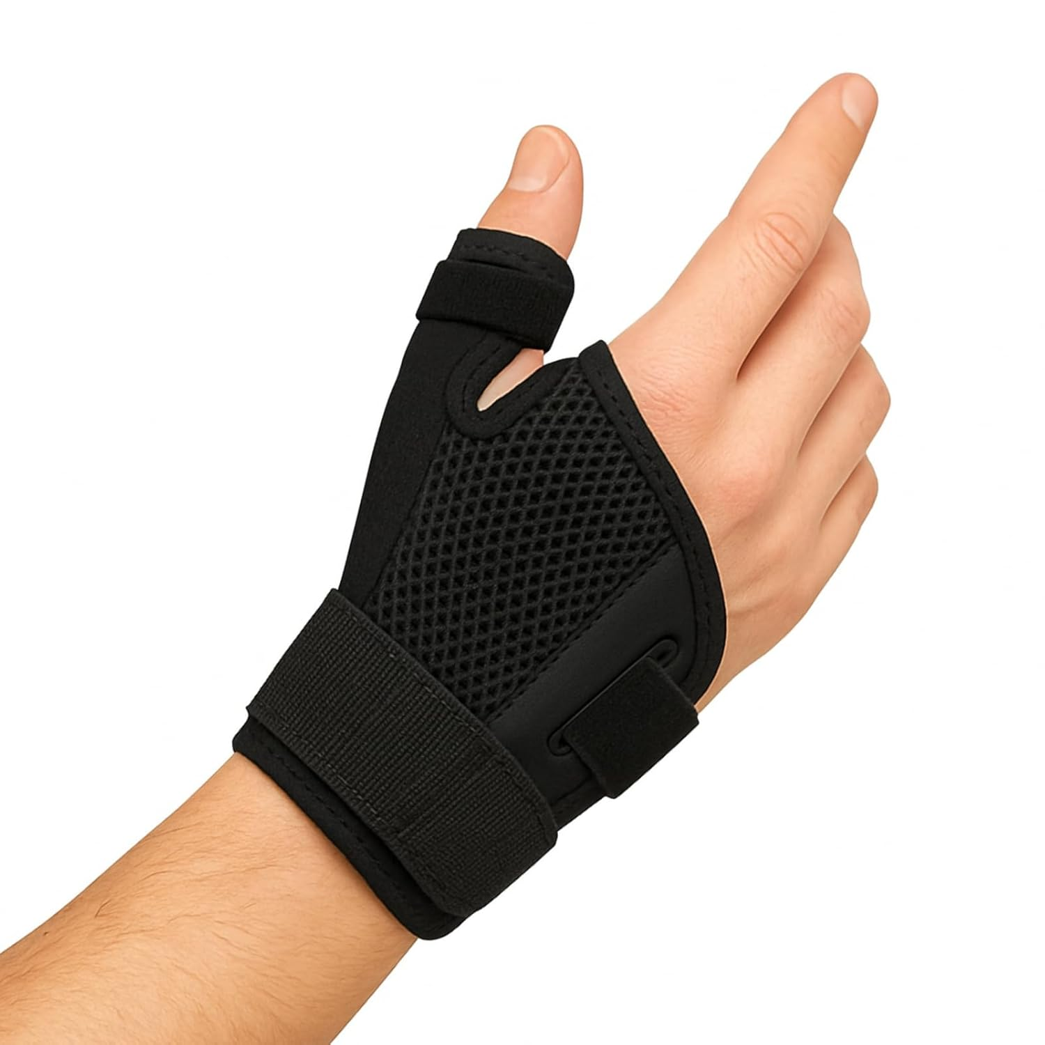 Wrist Brace,Agemin Adjustable Carpal Tunnel Wrist Brace for Fitness,Support Hands,And Relieve Tendonitis,Wrist Pain,Etc.Suitable for Both Left and Right Hands (Regular) image number 1