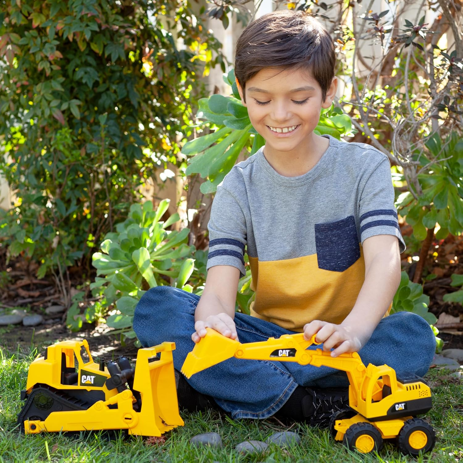 Cattoysofficial Excavator Construction Vehicle, Yellow image number 4