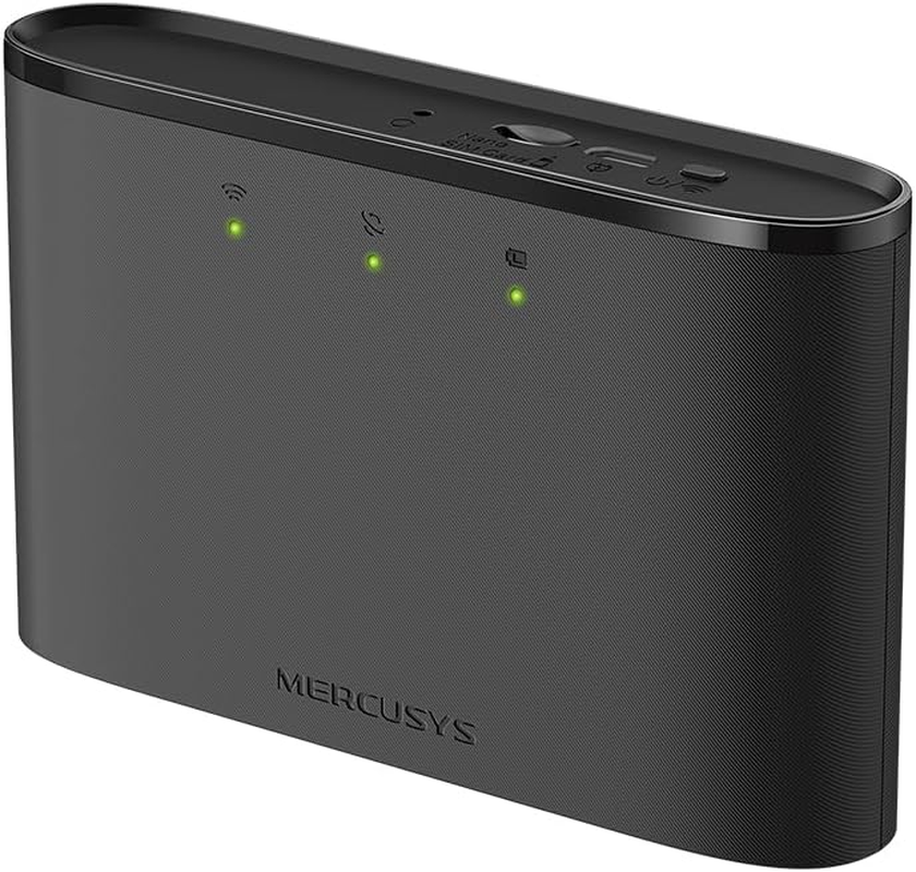 Mercusys 4G LTE Mobile Wi-Fi, 2200 Mah Battery, 4G Network, 150 Mbps Wifi Speed, SIM Card Plug & Play, Easy Setup & Use, App Control, Connect up to 10 Devices (MT110) image number 4