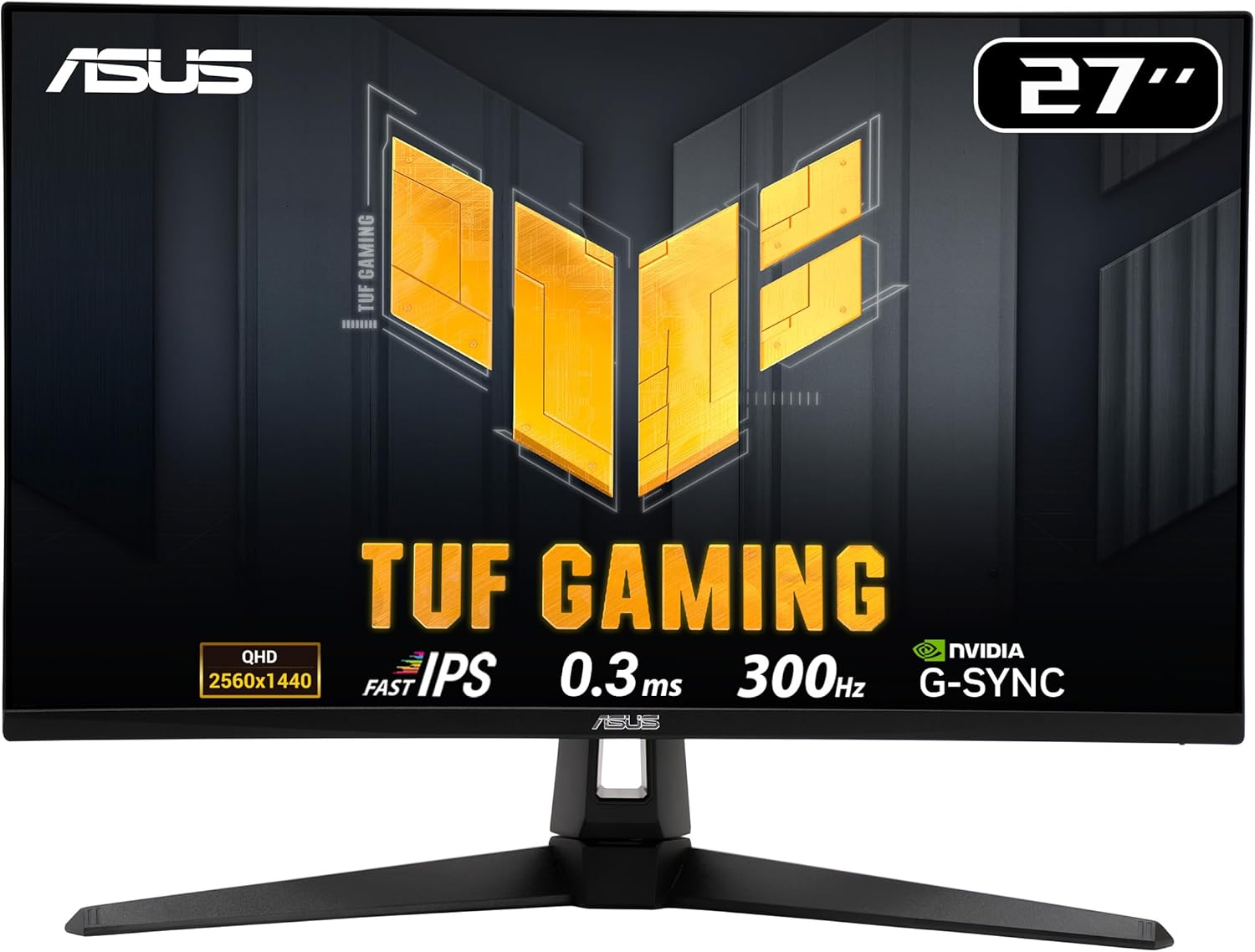 ASUS TUF VG27AQM5A Gaming Monitor &ndash; 27-Inch, Qhd(2560X1440), 300Hz, Fast IPS, ELMB Sync, 0.3Ms (GTG), Stereo Speaker, 95% DCI-P3, Displaywidget Center image number 3