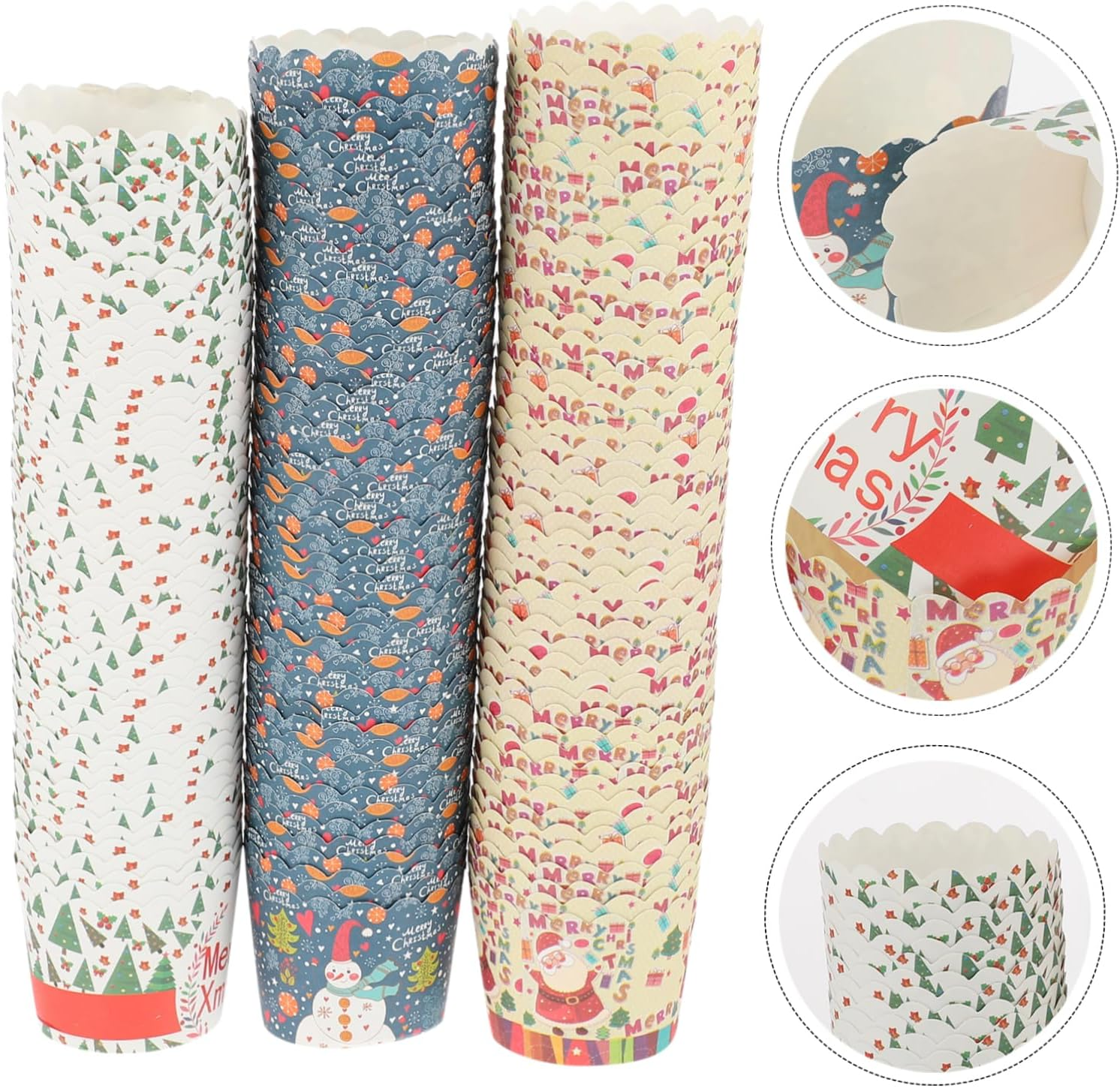 Cupcake Liners for Baking 150Pcs Cake Cup Muffin Cups Non-Stick Surface image number 5