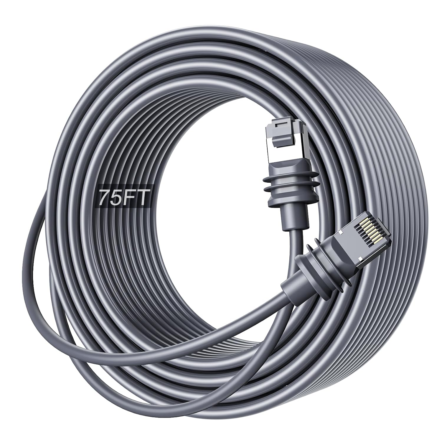 Starlink Ethernet Cable for Gen 3/Starlink Mini, Replacement Standard V3 Waterproof Cat 6 Cable, Starlink Internet Kit Satellite Network Cable for Starlink Gen 3/Starlink Mini, Gray (23M/75FT) image number 1