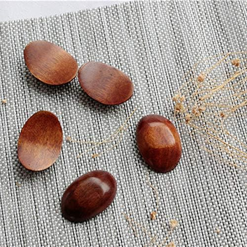 Chopstick Rest Tingrua 5 PCS Wood Chopsticks Holder Dinner Server Spoon Fork Knife Stand Holder image number 2