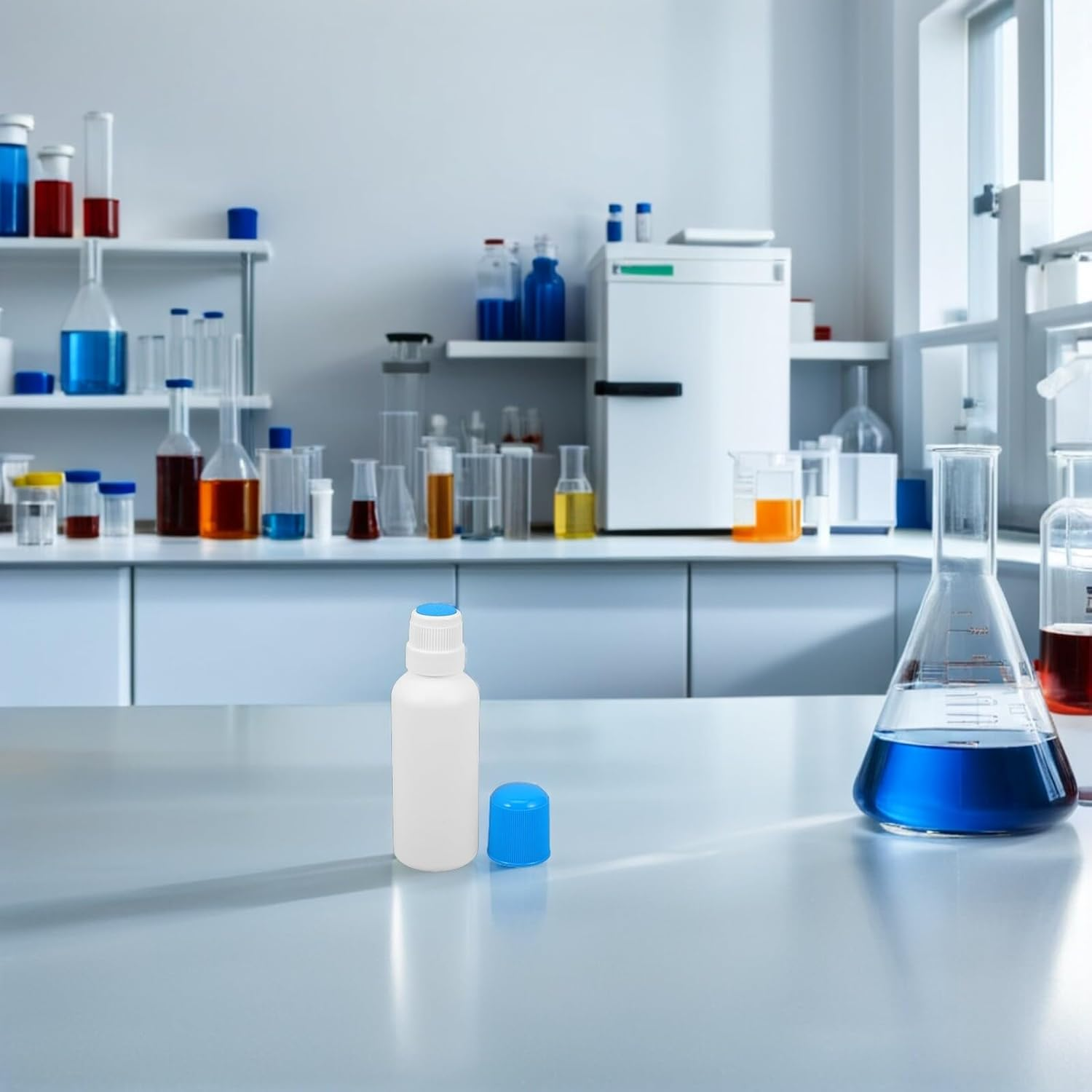 ULTECHNOVO 4Pcs Plastic Liquid Applicator Containers 100Ml Empty Sponge Head Dauber Bottles Refillable Cosmetic Containers for Travel Craft Use image number 2