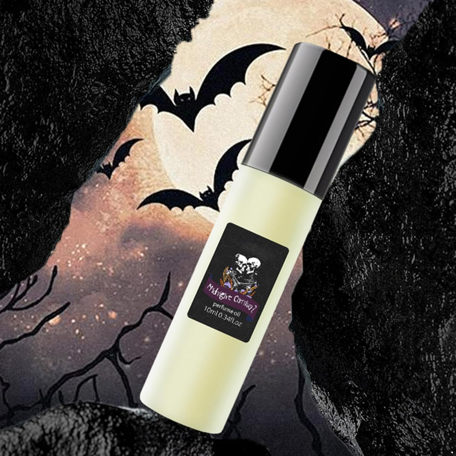FEESHOW Midnight Pheromone Perfume Oil for Women Men Unisex Long Lasting Fragrance for Night Parties Halloween Dates Black One Size