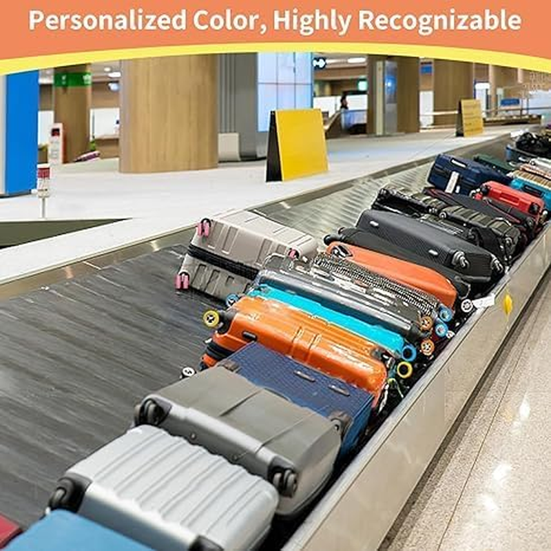 8Pcs Luggage Wheel Protector, Suitcase Wheel Covers for Compartment Protection (Black) image number 5