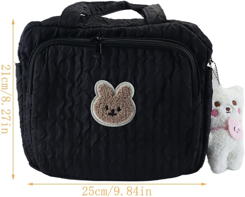 Newborn Nappy Changing Bag with Pendant Portable Travel Diaper Tote for Pram Adjustable Strap Mum Dad Waterproof Organizer Insulated Pockets image number 5