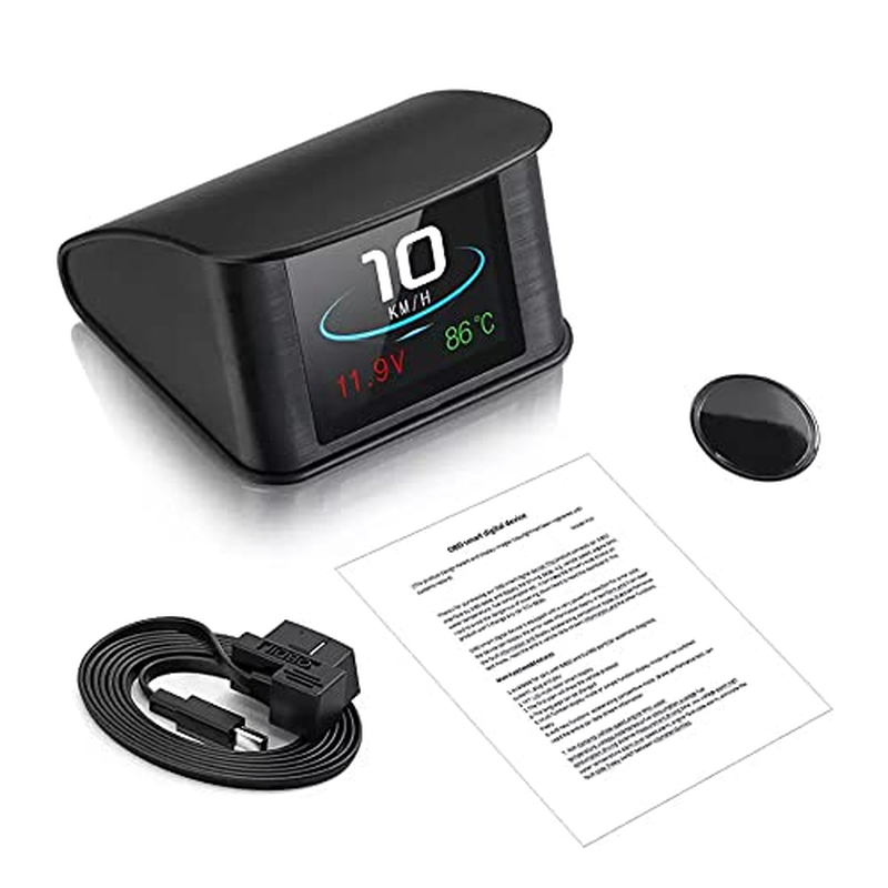 OZK T600 Hud GPS OBD Computer Car Speed Projector Digital Speedometer Display Fuel Consumption Temperature Gauge Diagnostic Tool image number 3