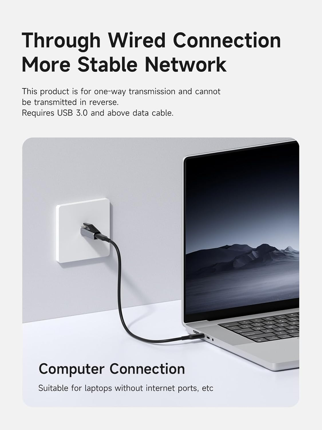 Hagibis USB C to Ethernet Adapter, Portable 1Gbps Gigabit RJ45 to Type-C (Thunderbolt 4/3 Compatible) Network LAN Hub, Compatible for Macbook Pro/Air, Iphone 16 Pro/Max, Ipad Pro, XPS image number 1