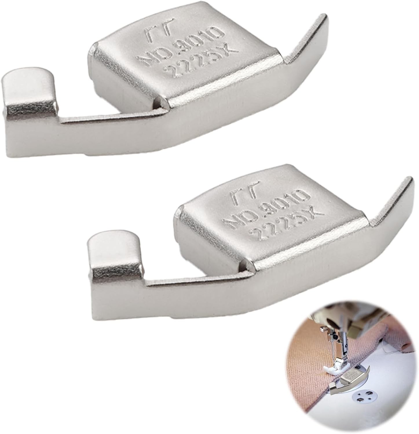 2 Pack Magnetic Seam Guide for Sewing Machine - Strong Magnet for Accurate Sewing, Easy Fabric Guide, Fits Most Sewing Machines, Bulk Value for Straight Seams, Durable and Reliable image number 3