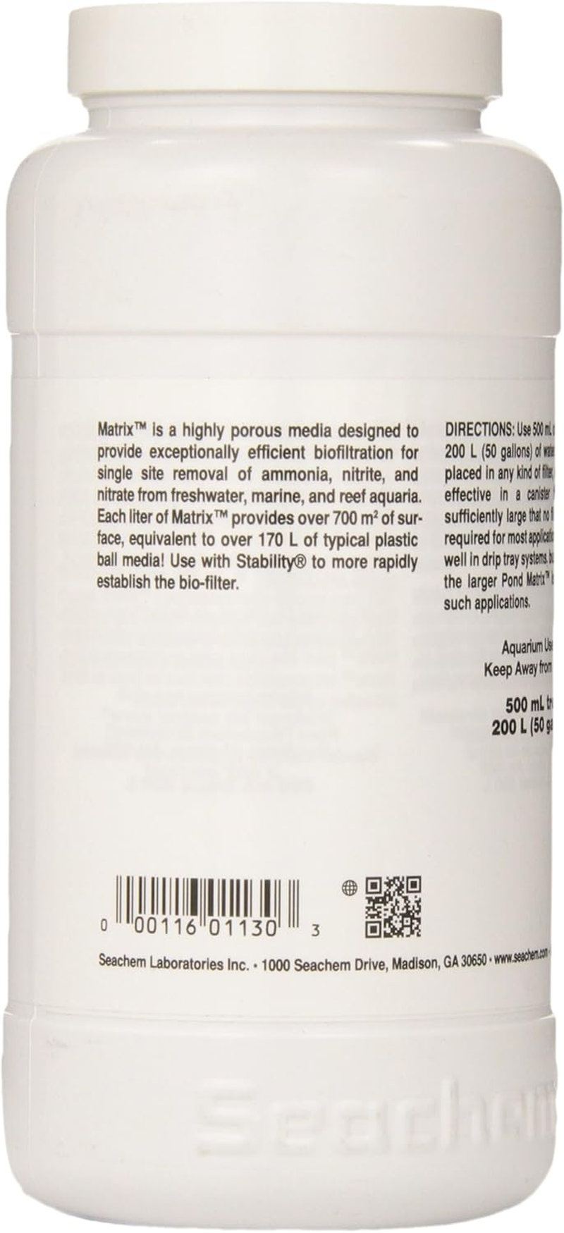 Seachem 67101130 Matrix Bio Media 500 Ml, 500 Ml image number 4