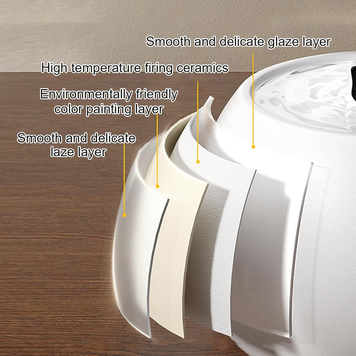 Cat Fountain | Automatic Pet Water Fountain | 3D Automatic Electric Filtered Waterer with Sensor Long-Lasting Dispenser for Kitten Dog Home Drinking outside Watering image number 6