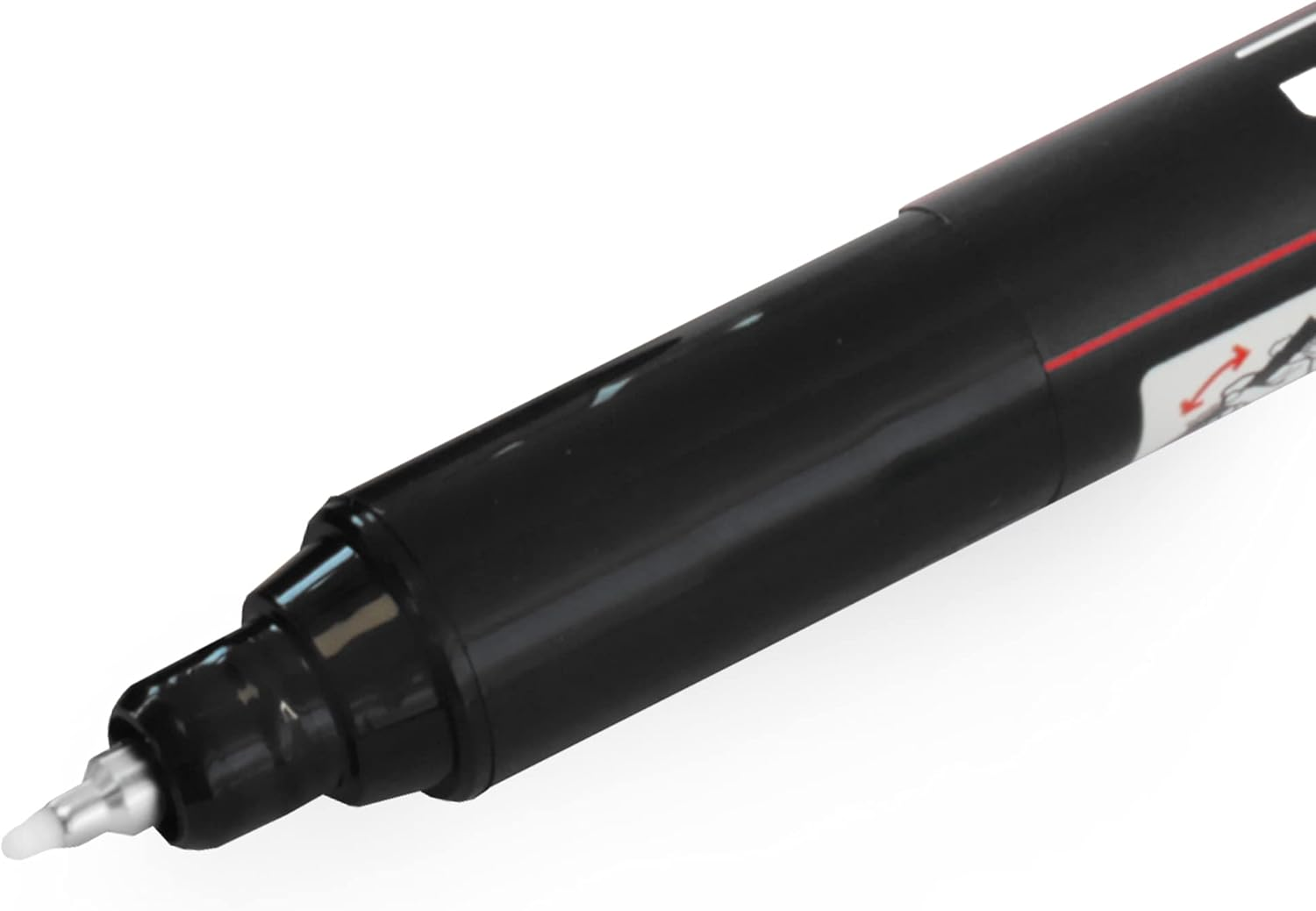 Posca Uni PC-1MR Art Paint Marker Pens - 0.7Mm - Black and White - Pack of 2 image number 2