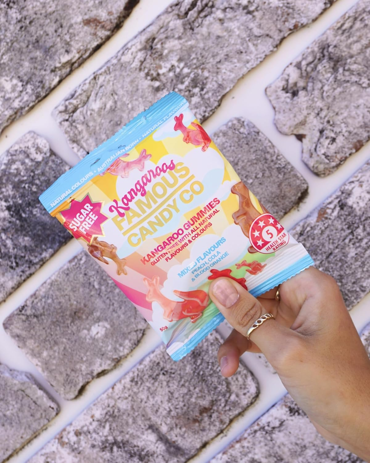 Famous Candy Kangaroos Mixed 50 G (10 Bags) image number 3