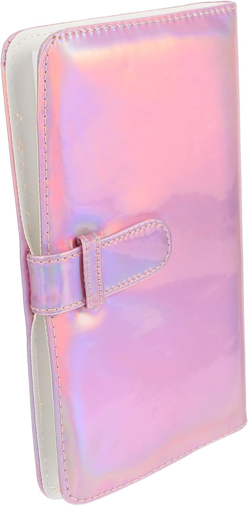 Compact Picture Album with PU Cover Portable Photo Album Book for Preserving Postcards and Memories Christmas and Birthday Present image number 5