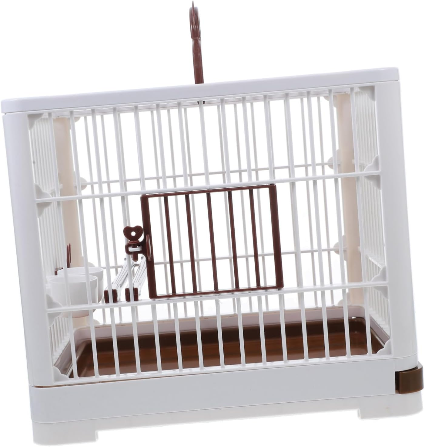 Alasum Portable Bird Cage for Parakeet Cockatiel Lightweight Travel Cage with Removable Tray Ventilation for Easy Maintenance Versatile for Birds image number 2