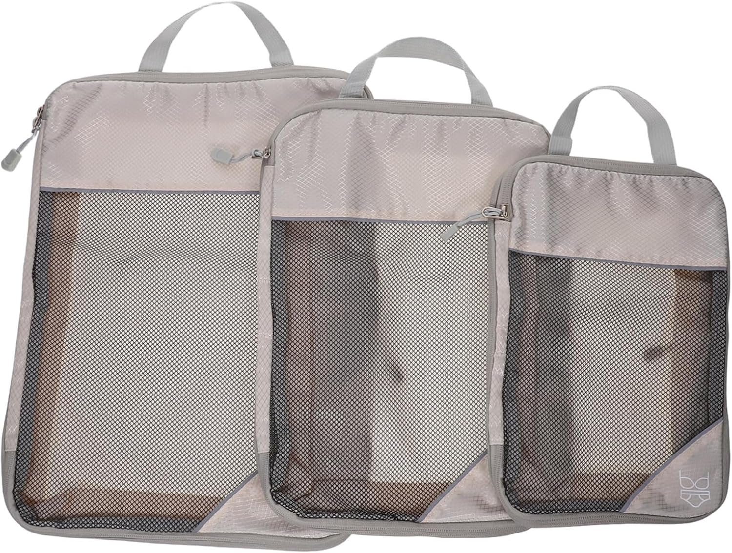 SHERCHPRY 3PCS Travel Compression Packing Cubes Expandable Luggage Organizers for Suitcases Quick Space-Saving Storage Bags Essential Travel Packing Organisers image number 1