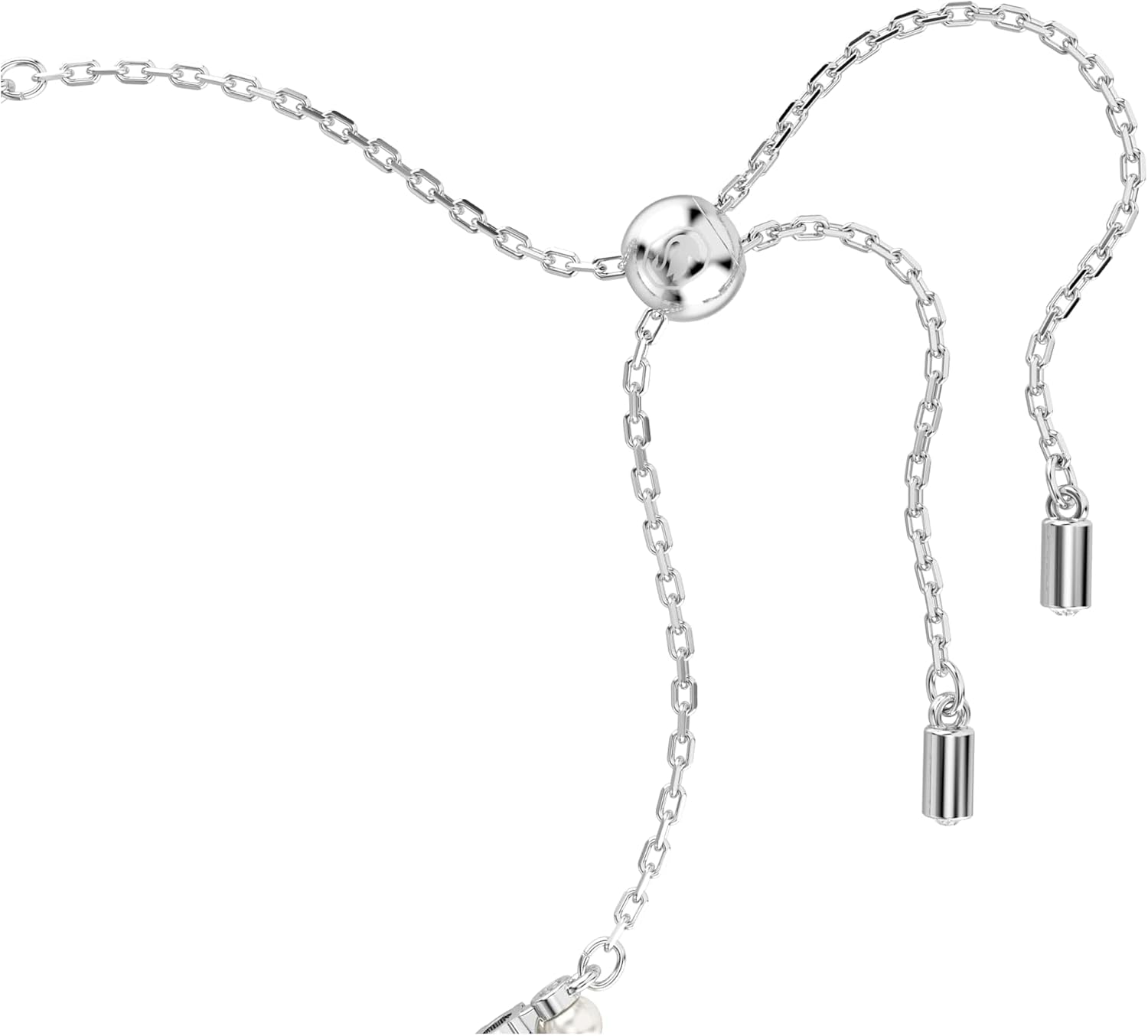 Swarovski Matrix Pearl Bracelet Collection, White Crystals and Crystal Pearls in a Rhodium or Rose Gold-Tone Plated Setting