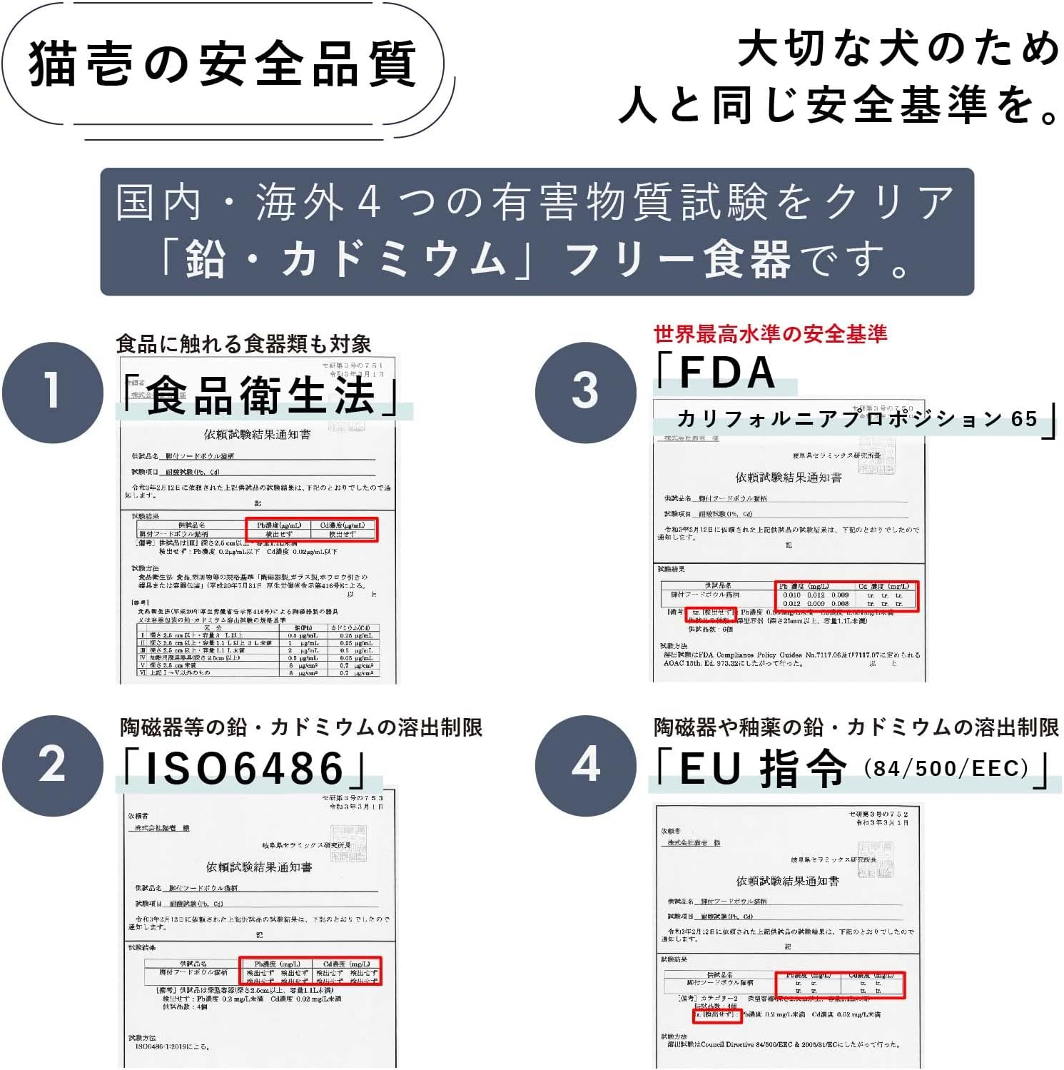 Necoichi Happy Dining Dog Food Bowl with Legs (Regular) image number 2