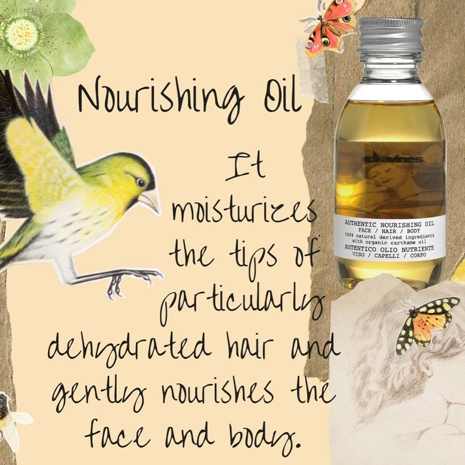 Davines Authentic Formulas Authentic Nourishing Oil 140Ml image number 3