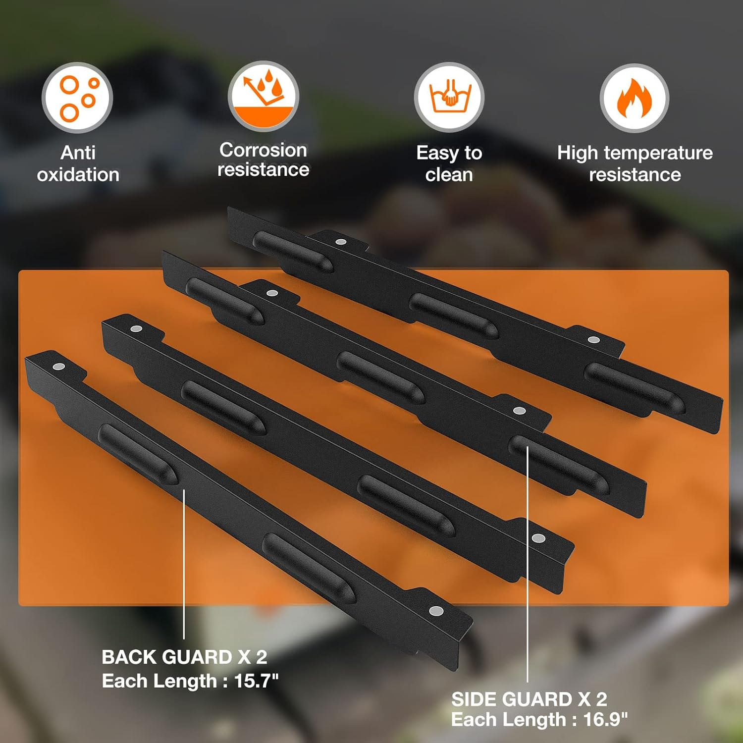 Upgraded Magnetic Wind Guards for 36&rdquo; Blackstone Griddle - Stainless Steel Screens Protect Flame, Hold Heat - Fit Blackstone Grill Accessories and Hood image number 5