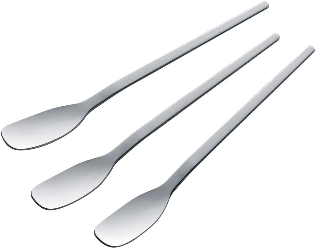 Shimomura 46422 Condiment Spoons, Set of 3, Dishwasher Safe, Stainless Steel, Total Length 4.5 Inches (11.5 Cm), Small Portion, Condiments, Jam, Dessert, Coffee Spoon, TSUBAME Tsubamesanjo