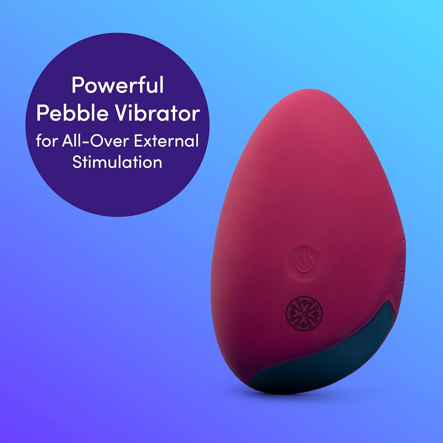 Lovehoney Mantric Purple Pebble Vibrator with 7 Functions - Whisper Quiet and Powerful - USB Rechargeable & 100% Waterproof - 3.5 Inch image number 5