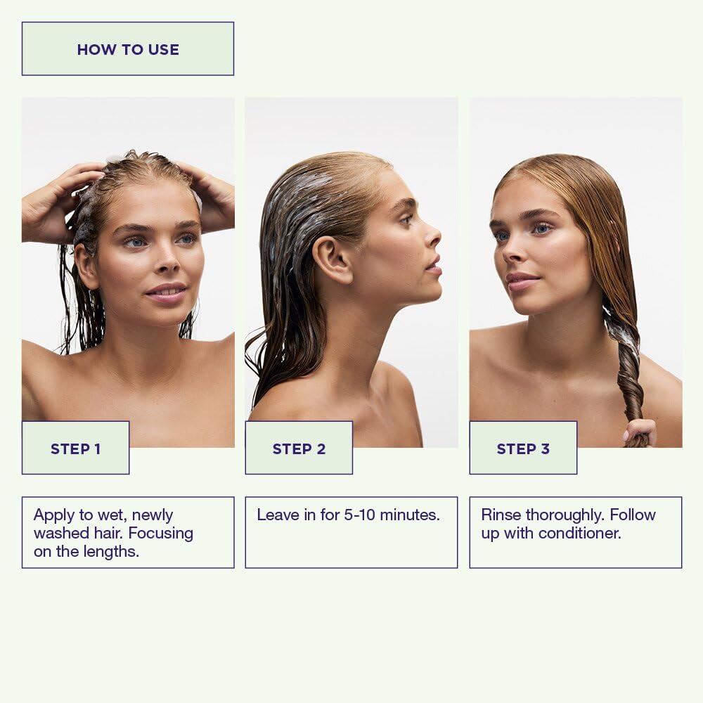 Maria Nila Structure Repair Masque 250 Ml - Gentle Hair Wrap for Dry, Damaged and Chemically Treated Hair That Softens and Moisturizes. 100% Vegan. Sulfate-Free and Paraben-Free.