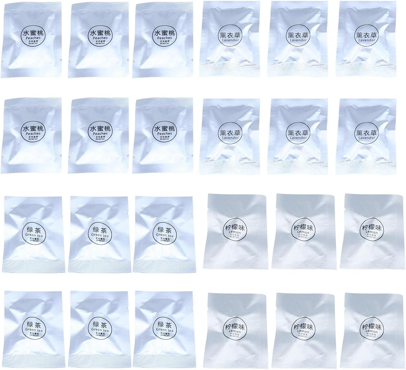 6 Car Air Fresheners Refills for Cute Bear Pilot Car Air Fresheners & Duck Air Fresheners Vent Clip, Peach, Lavender, Lemon or Green Tea