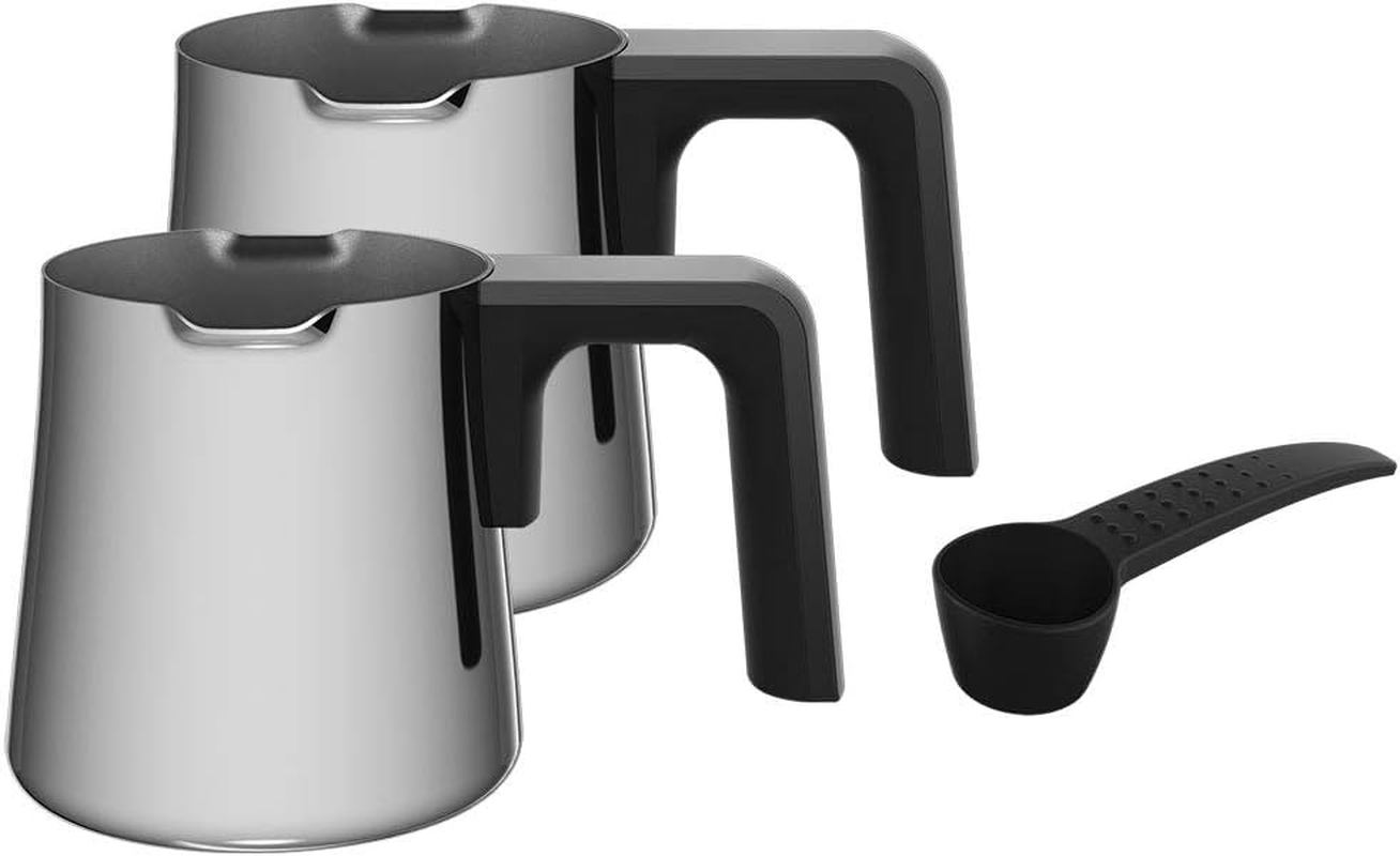 BEKO Arcelik Telve/Turkish/Greek/Lebanese Coffee Maker/Machine, Stainless/Black (TKM8961 A) image number 1