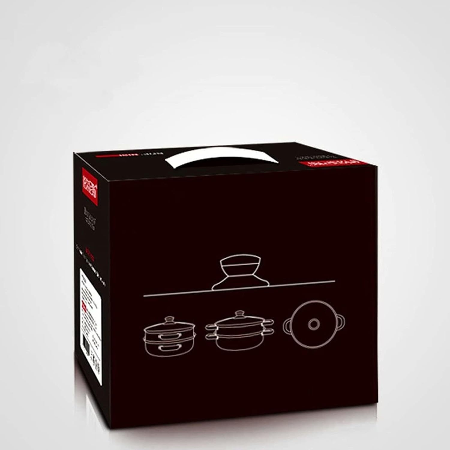 Yamde 2 Piece Stainless Steel Stack and Steam Pot Set - and Lid,Steamer Saucepot Double Boiler&hellip; image number 5