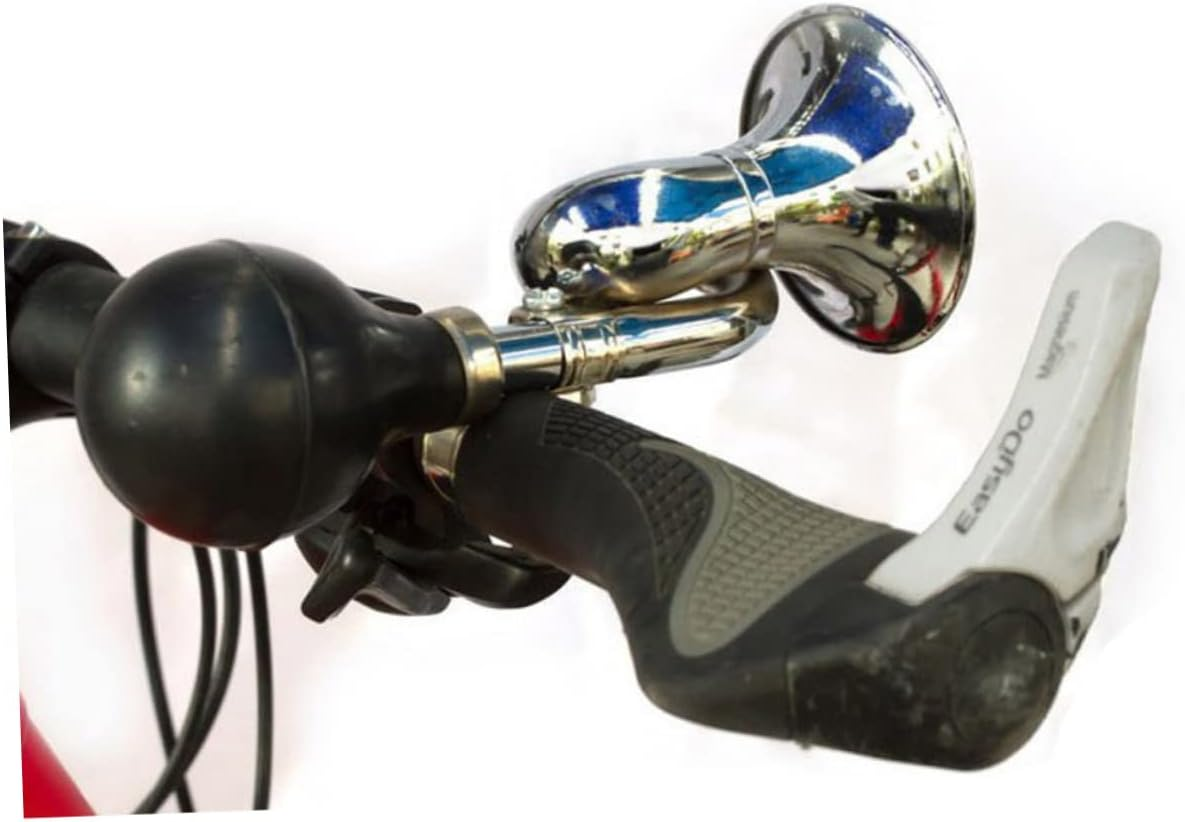 Practical Bike Loud Horn Handlebar Horn Alarm Ring Cycling Bell Alarm Bugle Trumpet for Bicycles Durable and High Volume Sound for Safety the Road