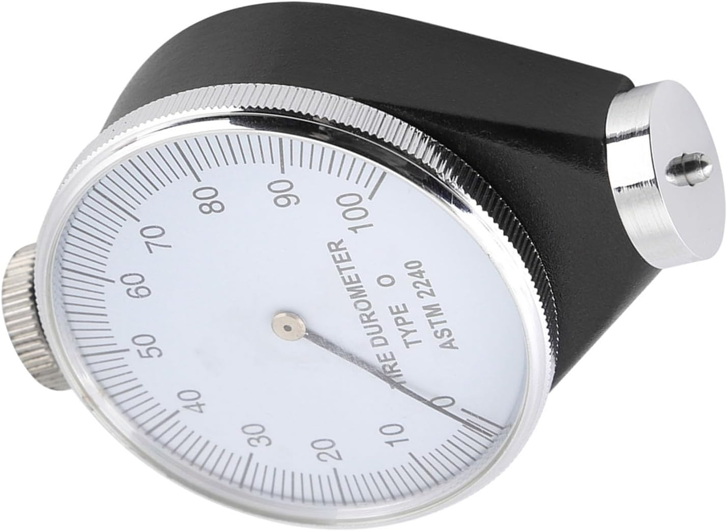 Rubber Tire Durometer Hardness Tester 0‑100 HA - Accurate Measurement, Easy to Carry - for Thermoplastic Rubber, Printing Plate, Fiber Convenient Connecting Device (Type O) image number 1