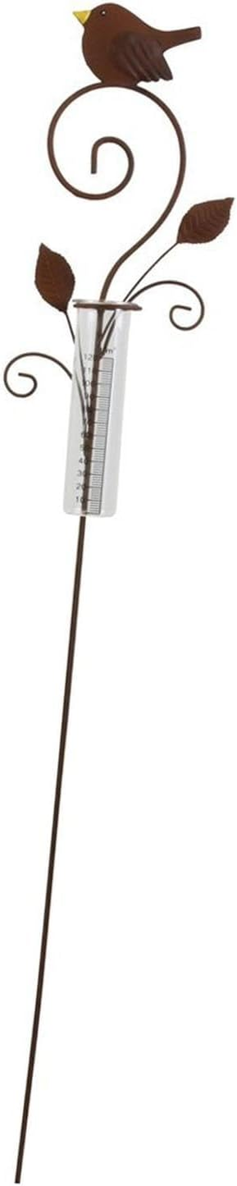 Rain Gauges Bird Rain Gauge for Measuring Precipitation Backyard Garden image number 5