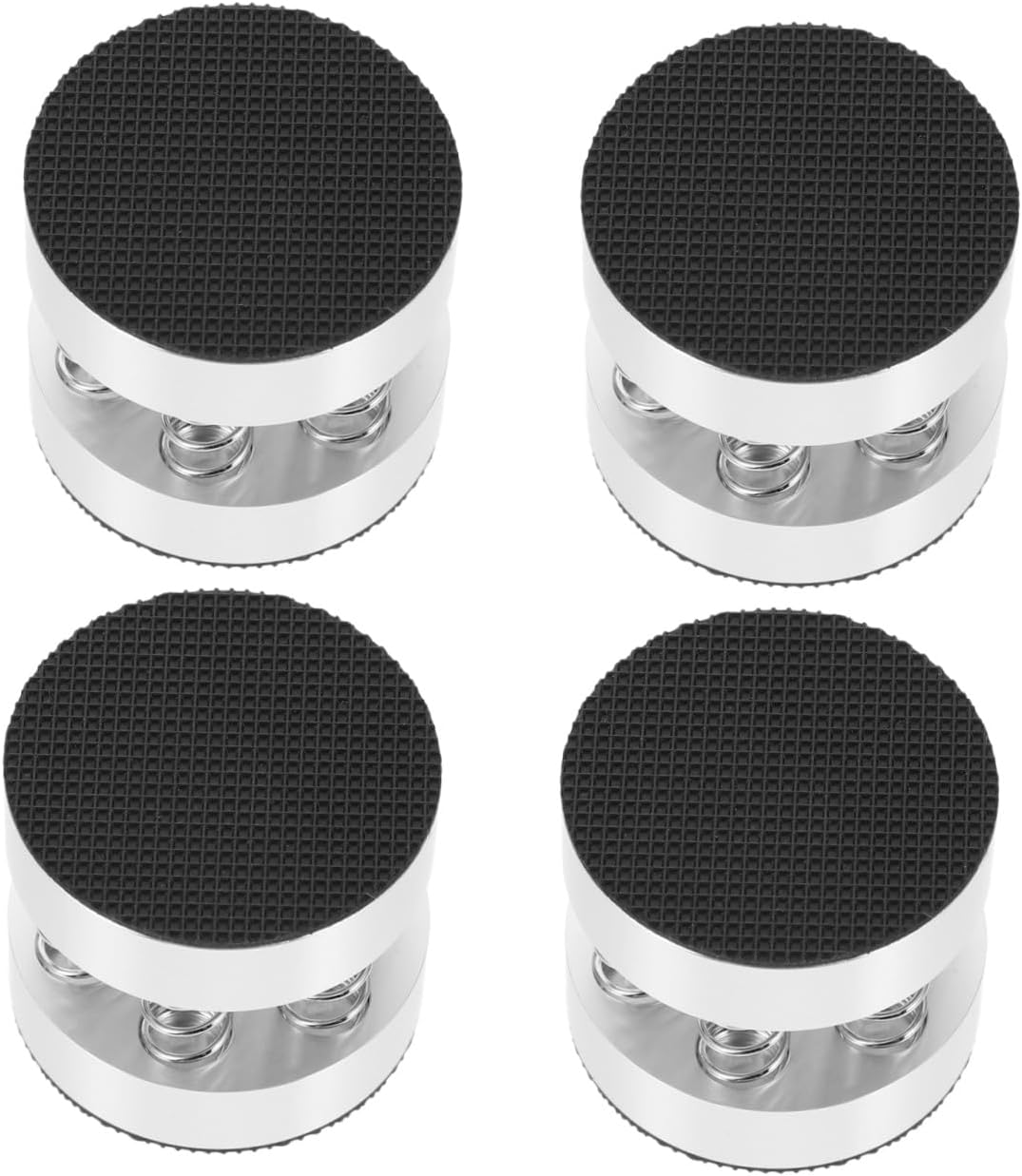 Angoily 4Pcs Speaker Spring Pads Shockproof Audio Isolation Feet Mounting Non- Holder for Hifi Speakers Elegant Design for Home and Ktv Use