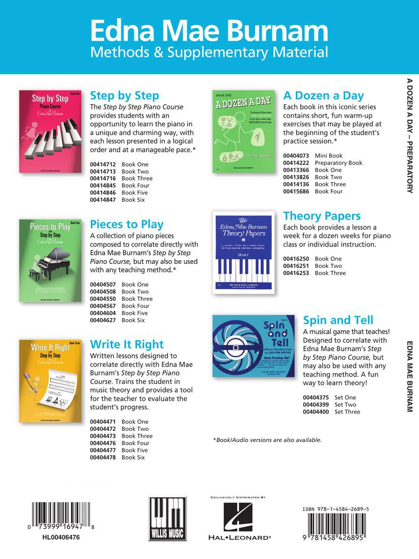 Willis Music a Dozen a Day Preparatory Audio Book image number 5