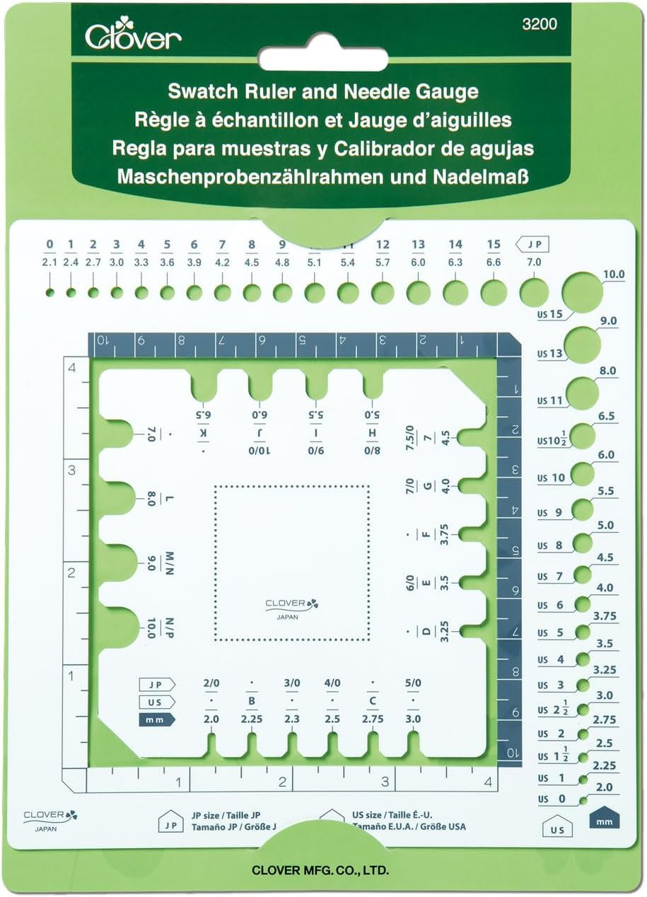 Clover Swatch Ruler and Needle Gauge image number 3