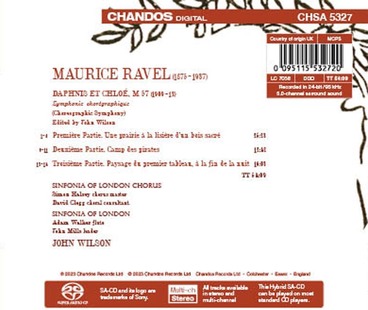 Ravel: Daphnis Et Chlo&eacute; (Complete Ballet)