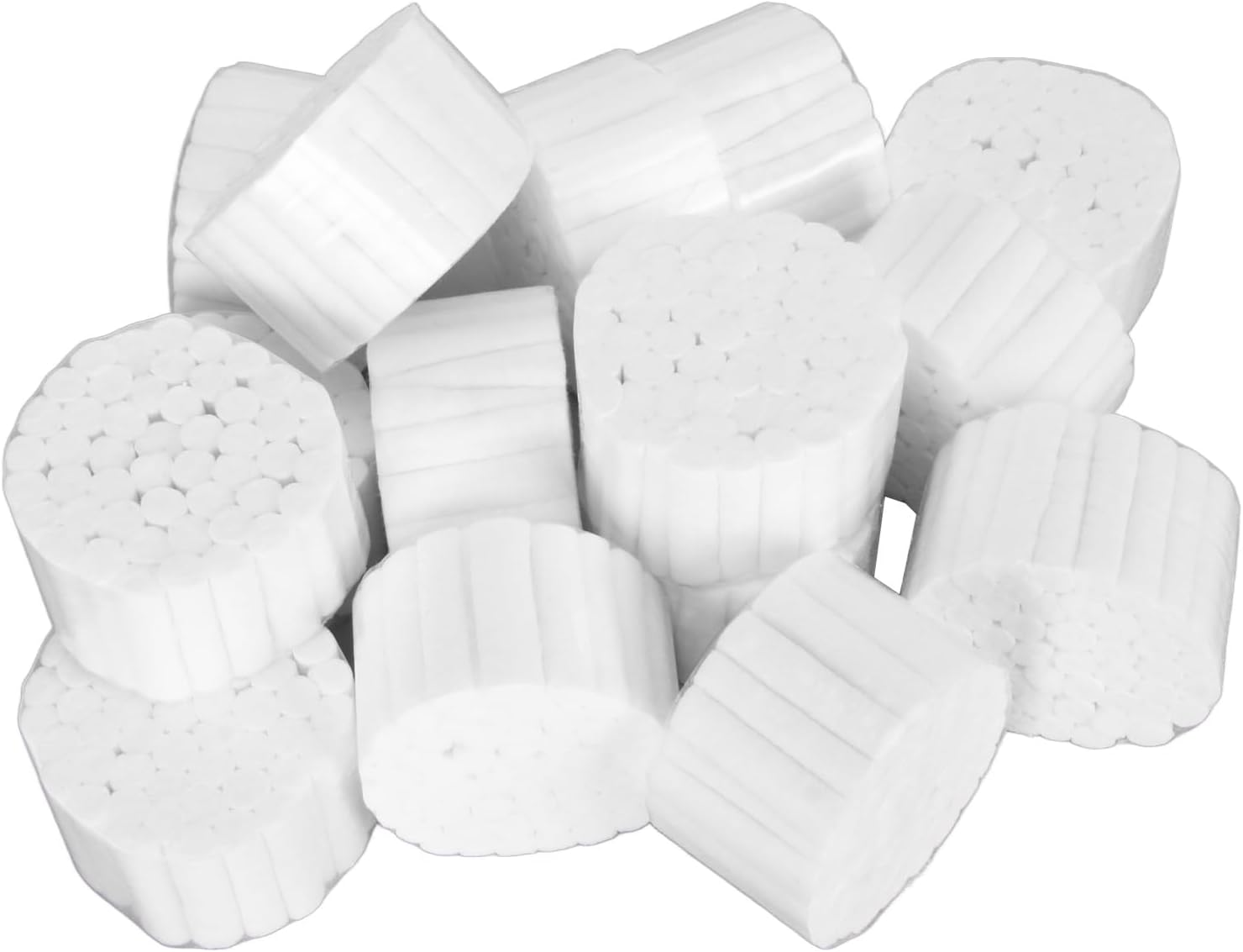 Dental Cotton Swabs, White Soft 1000Pcs Cotton Rolls Skin Friendly for Dental Clinic for Kids (3.8Cm) image number 3