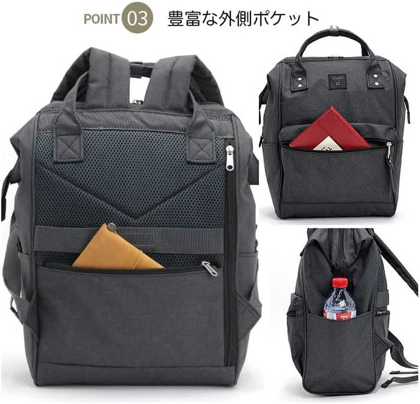 Anello ATB4682 (CB-HEATHER Rucksack) Base - Bk image number 3