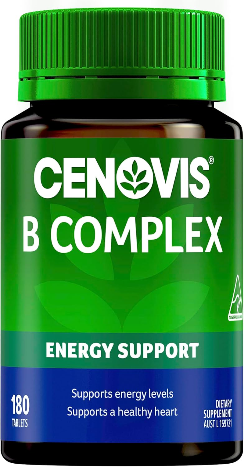 Cenovis Vitamin B Complex- Supports Energy Levels & Production - Maintains Nervous System Function & Heart Health - Aids Digestion of Dietary Fat 180 Tablets image number 6