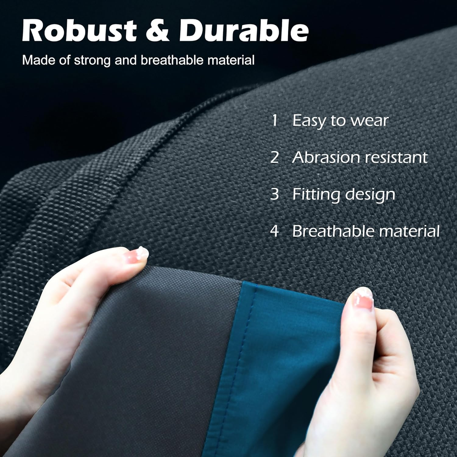 Tlswshsy Trimmer Brush Leg Gaiters-Waterproof Leg Guards for Trimming-Adjustable Lawn Care Leg Protection for Men and Women - Blue image number 2