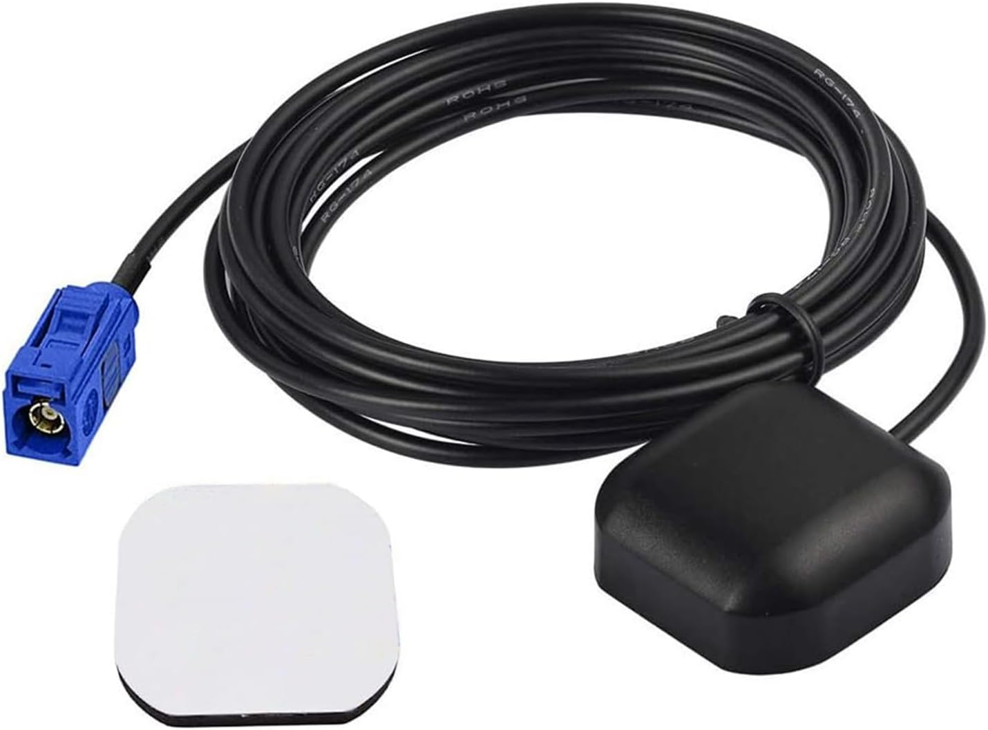 Bingfu GPS Aerial Vehicle Waterproof Active GPS Antenna with SMA Male Connector for Car Stereo Head Unit GPS Navigation System Module Truck Marine Boat GPS Tracker Locator Real Time Tracking Device